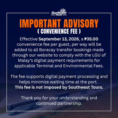 Convenience Fee Update